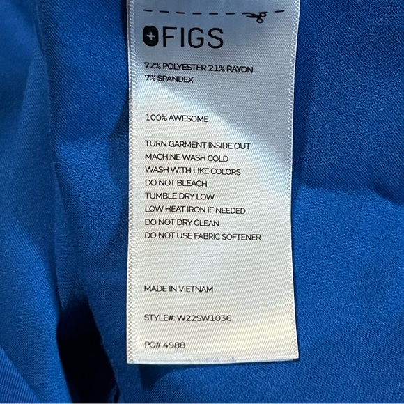 FIGS Technical Collection Sets - 2 Joggers & 2 Tops | Blue Medium - Picture 12 of 14